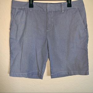 Tommy Hilfiger Navy blue stripe bermuda  size 10